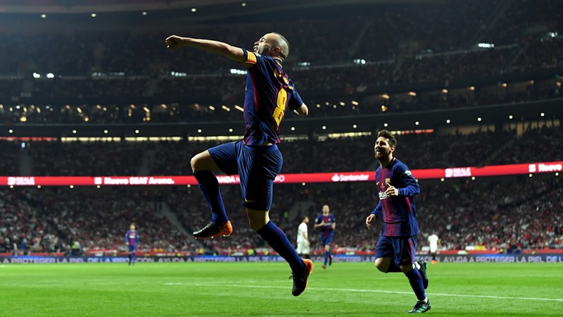 Iniesta se irá del Barcelona con títulos en el bolsillo. Source: Getty.