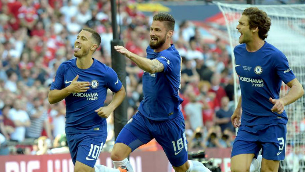Chelsea alza su primer titulo del año, United, en cero. Source: EFE.